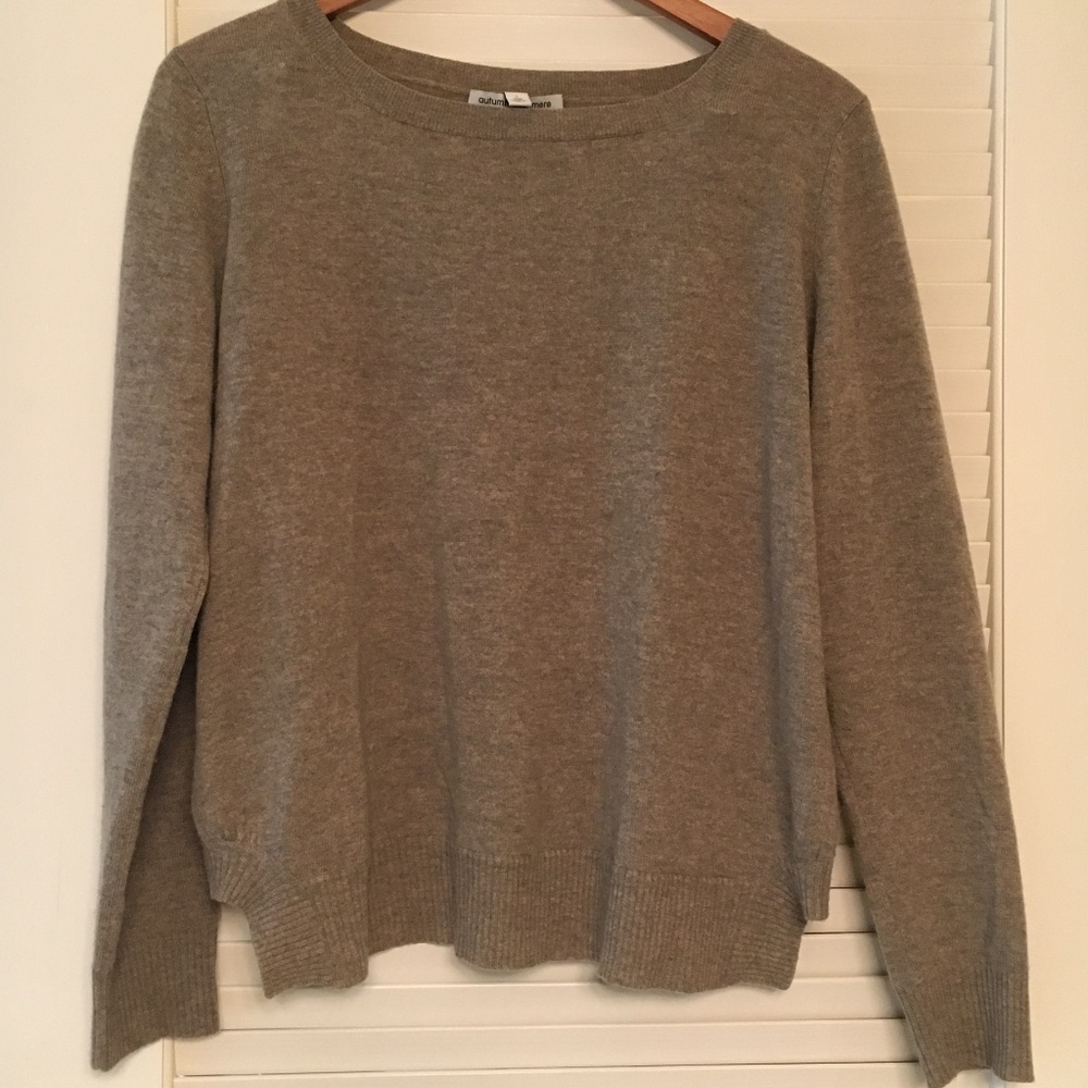 Autumn Cashmere Sweater with Elbow Patches